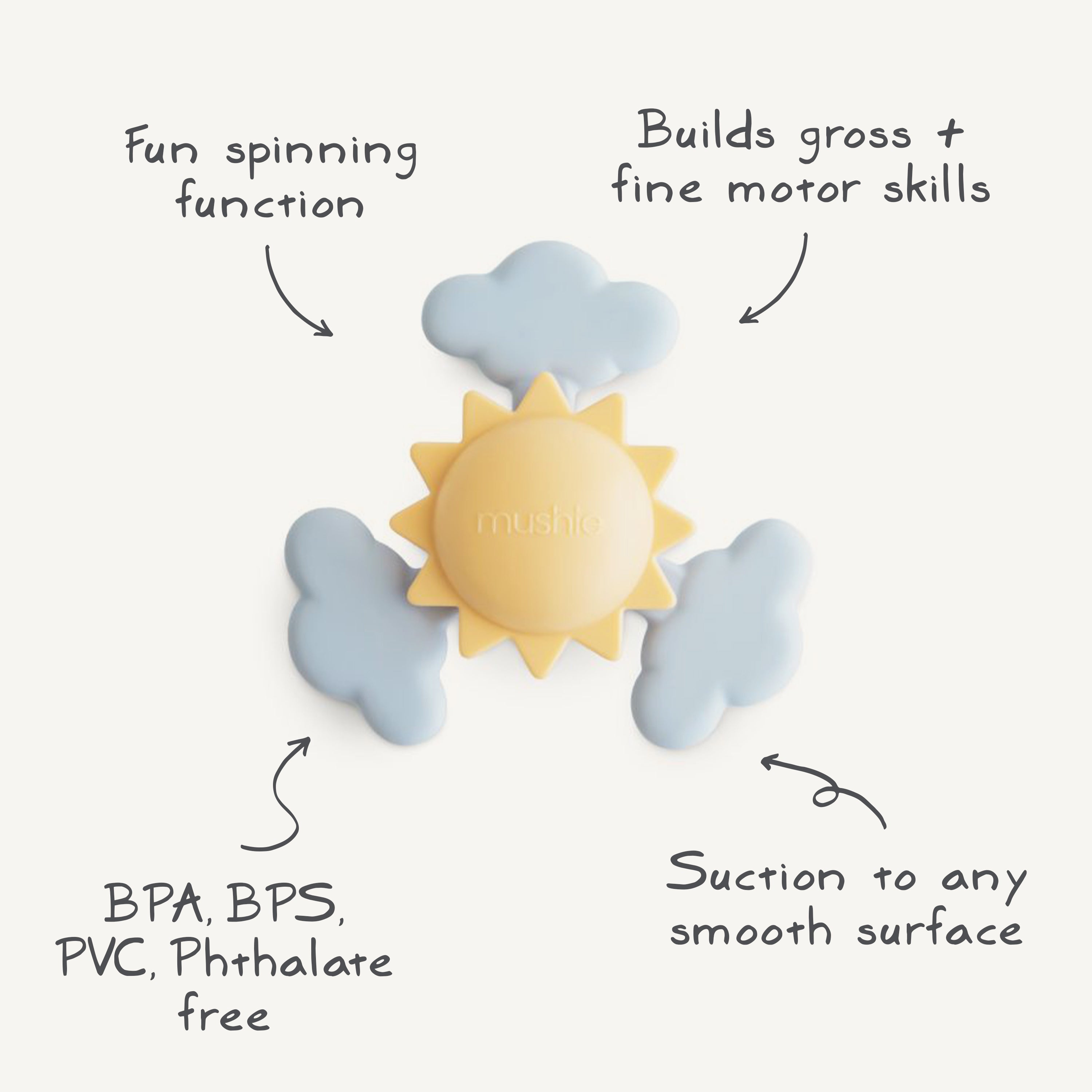 Image of Sunshine Suction Spinner Toy